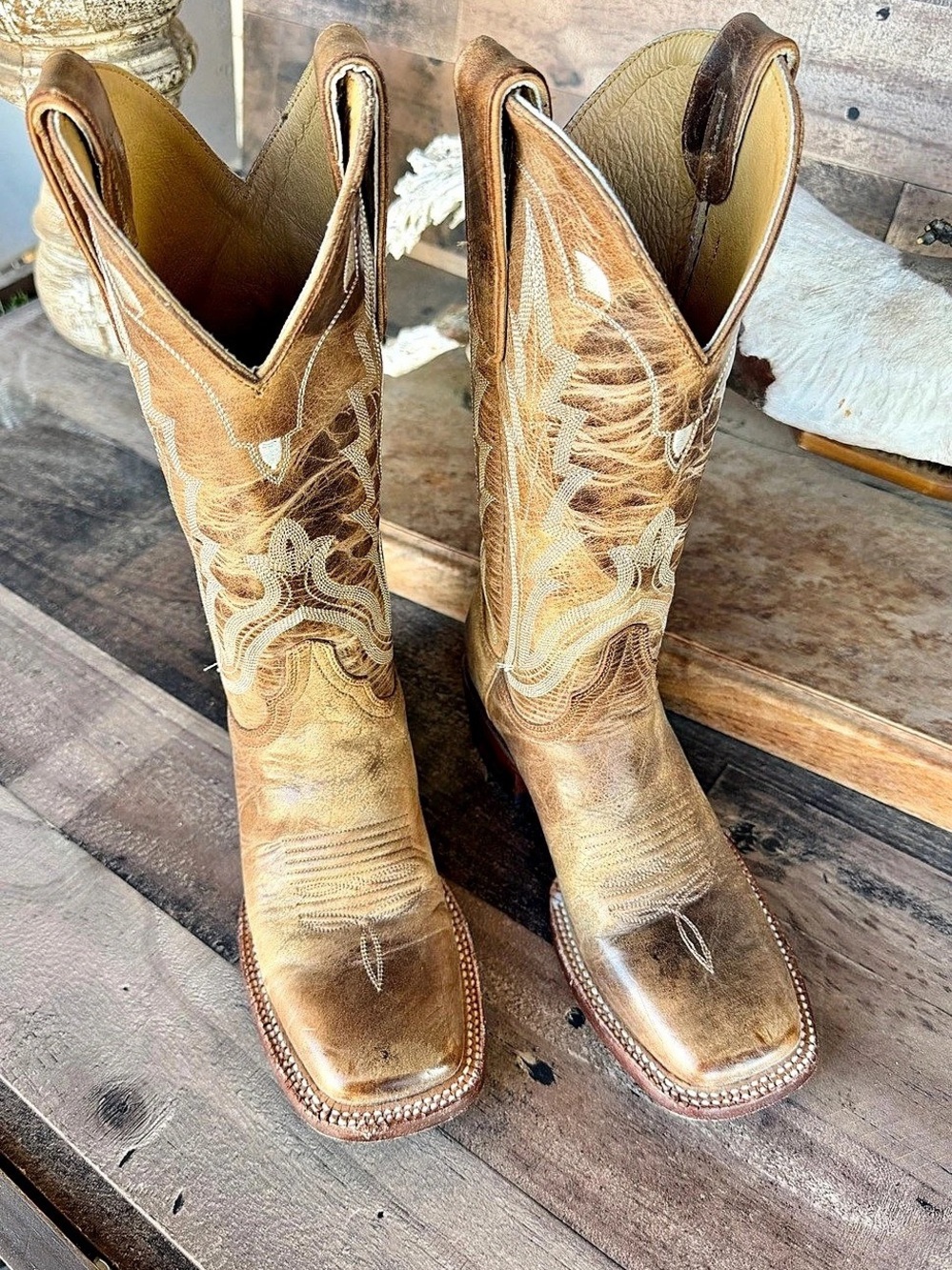 Idyllwind 10D L0590 Embroidered Western Boots Brown US 6